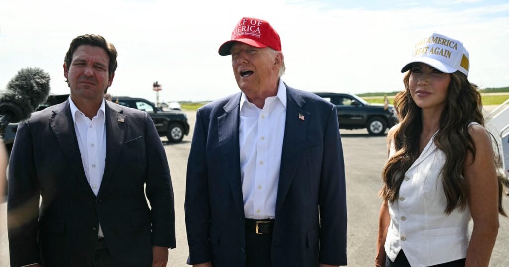 Trump tours "Alligator Alcatraz" immigration detention center in Florida