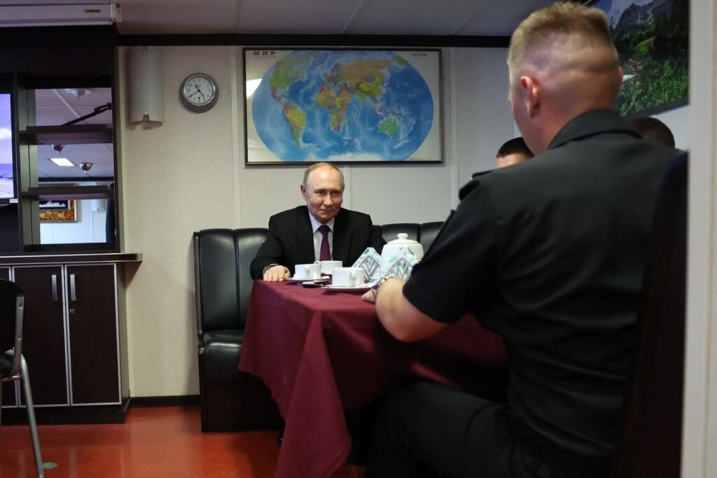 Ukraine Russia war live: Putin cancels navy celebration parades as Kyiv strikes near St Petersburg