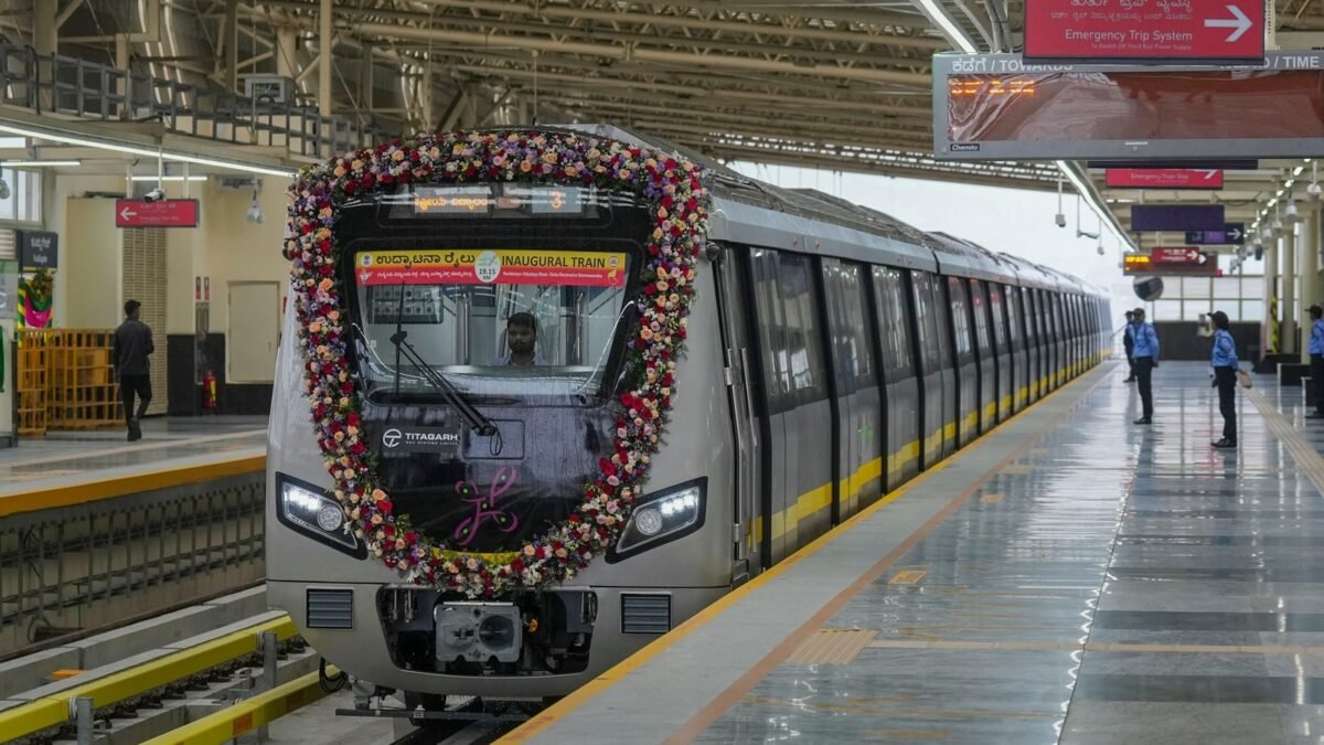 Bengaluru Metro's yellow line opens to passengers today: Check route, timings, other details | Latest News India