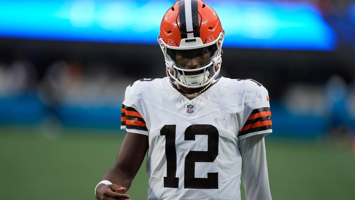 Browns QB has oblique issue