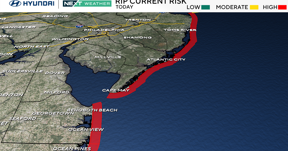 Jersey Shore rip current risk is high this weekend – here's what to know.