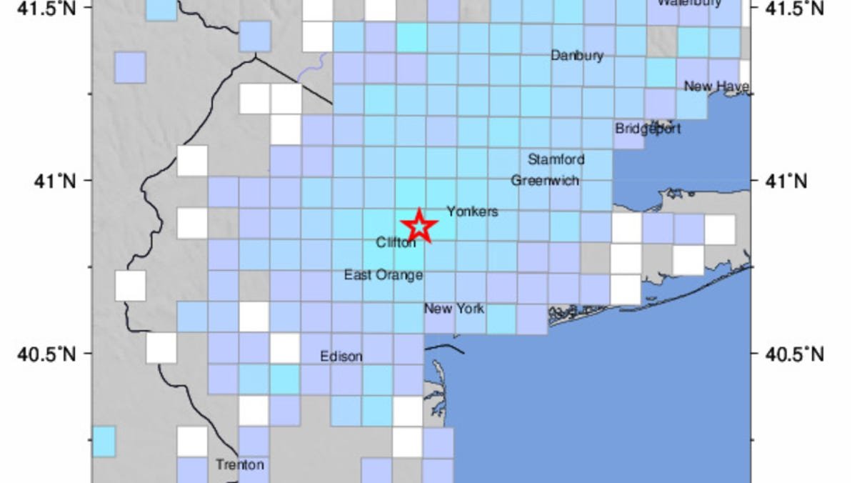 Magnitude 3.0 earthquake rattles New Jersey