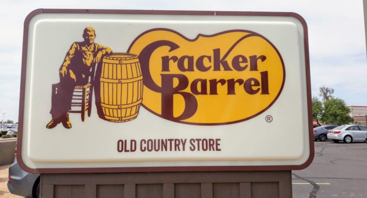 New Cracker Barrel Logo Sinks CBRL Stock 10% Today