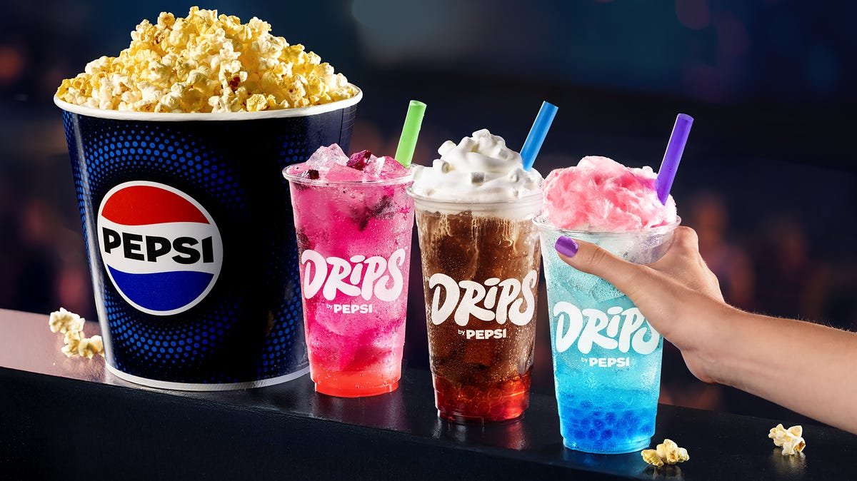 Pepsi rolls out new Drips drinks at Regal cinemas: See flavors