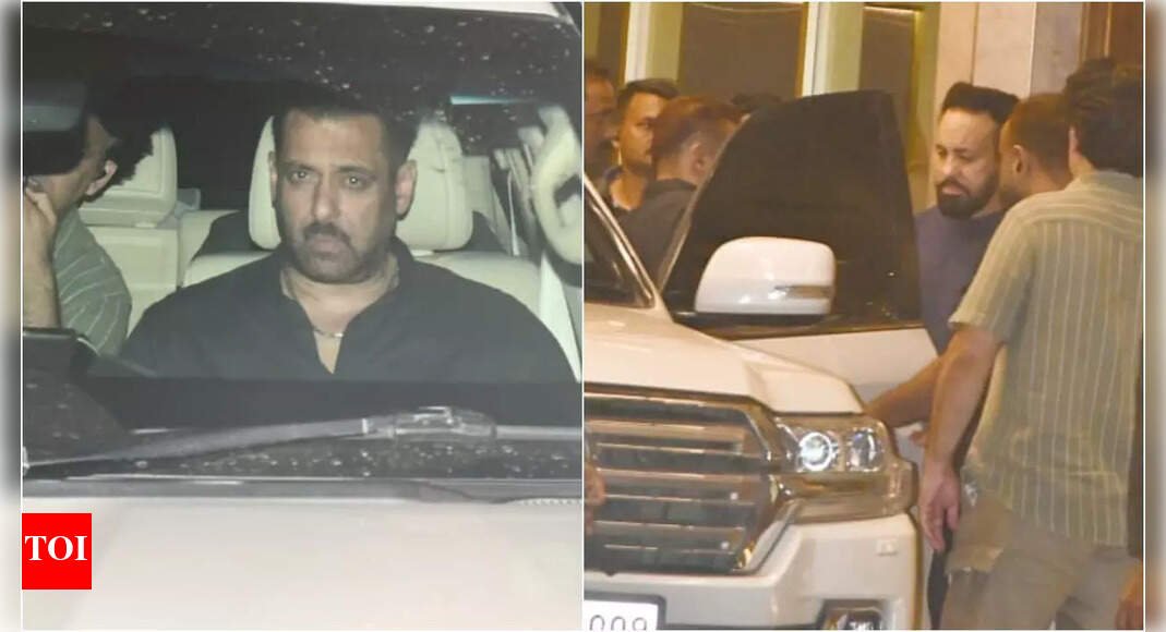 Salman Khan pays last respects at Shera’s residence after bodyguard’s father Sunder Singh Jolly passes away at 88 after battling cancer |