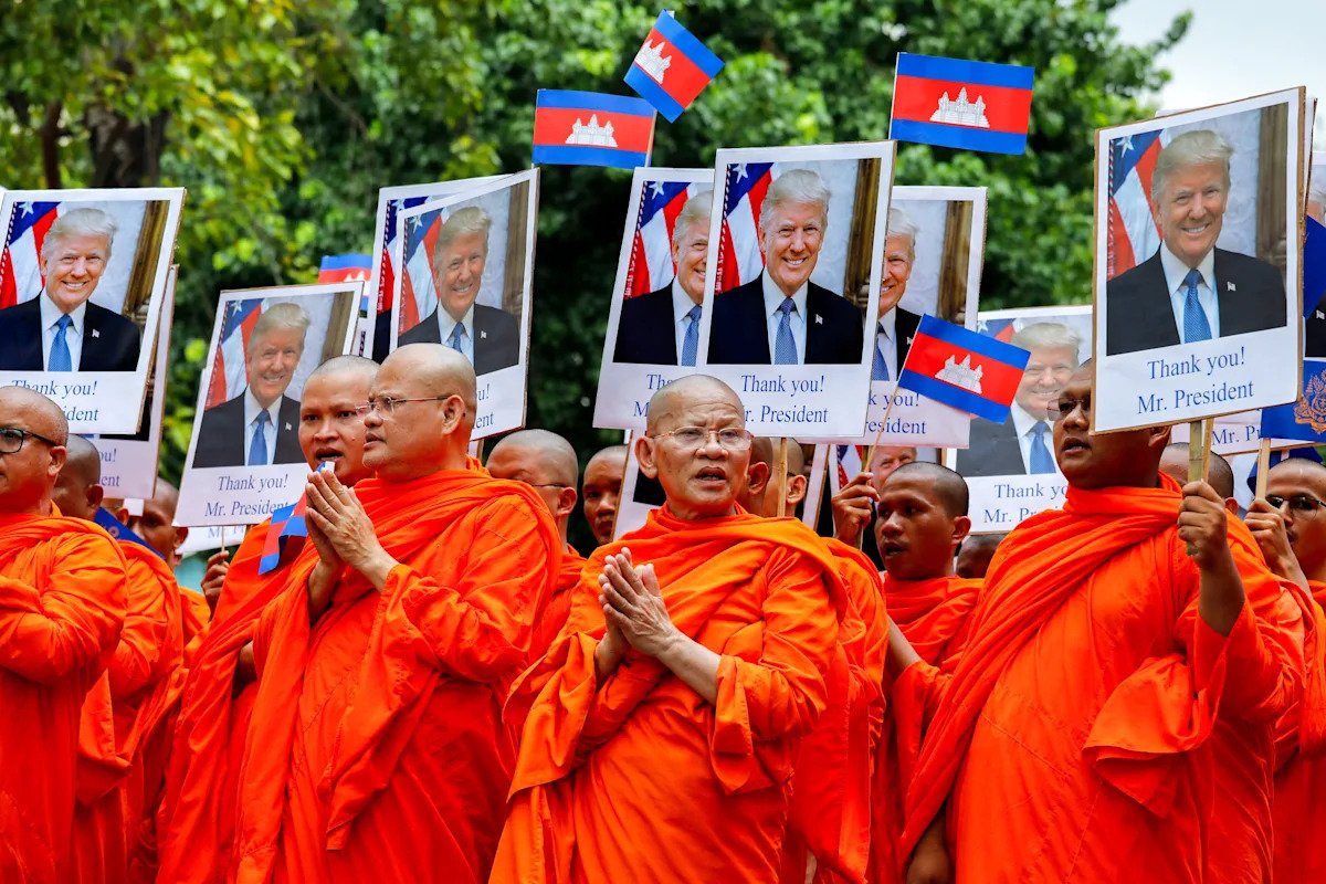 The latest group supporting Trump's desire for a Nobel Peace Prize? Cambodian monks