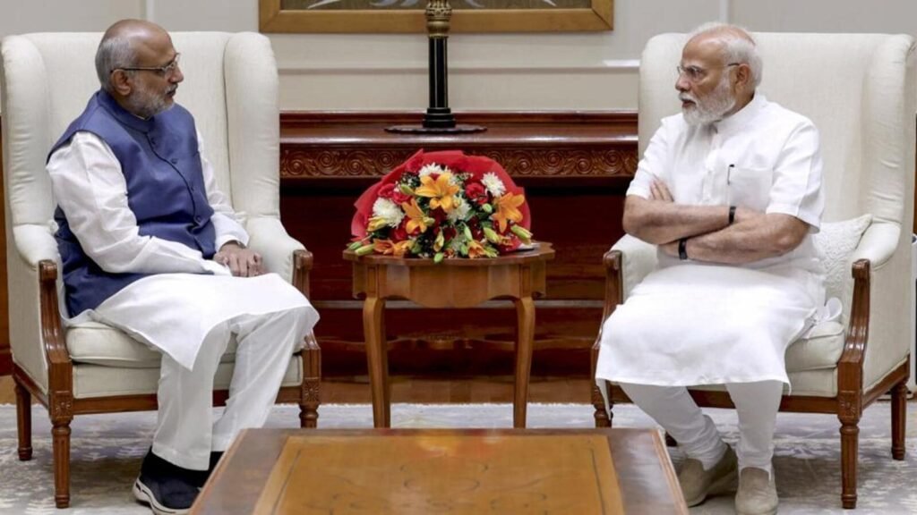 VP election: CP Radhakrishnan to meet PM Modi today | Latest News India