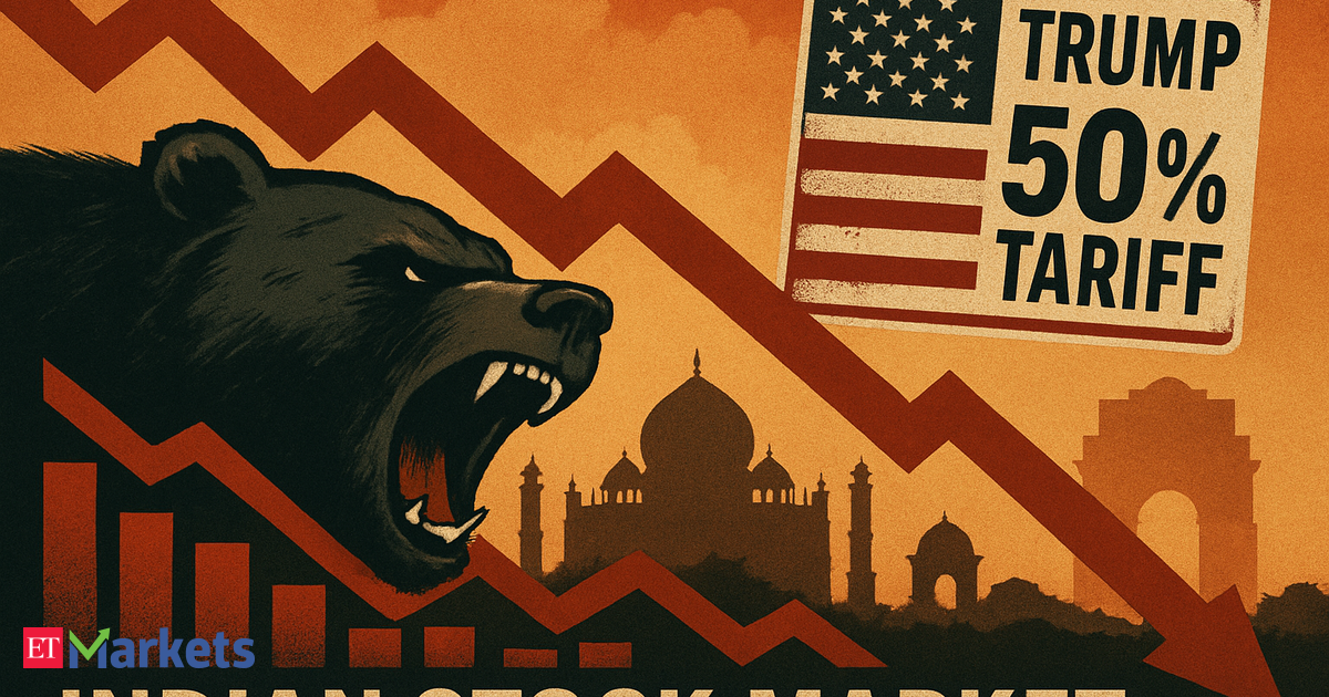 Why the stock market fell today: Trump’s 50% tariffs on India among 5 factors behind Sensex's slide of 765 pts, Nifty dips below 24,400