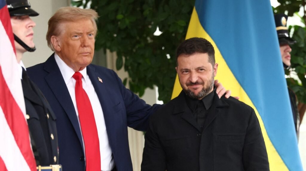 Zelensky meets Trump at the White House — live