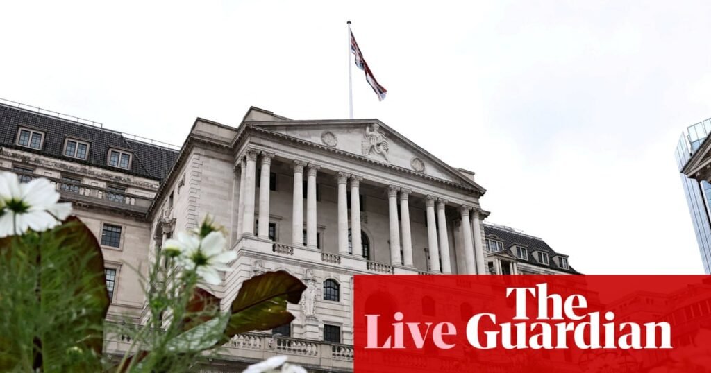 Bank of England slows quantitative tightening programme, and leaves UK interest rates on hold – business live | Business
