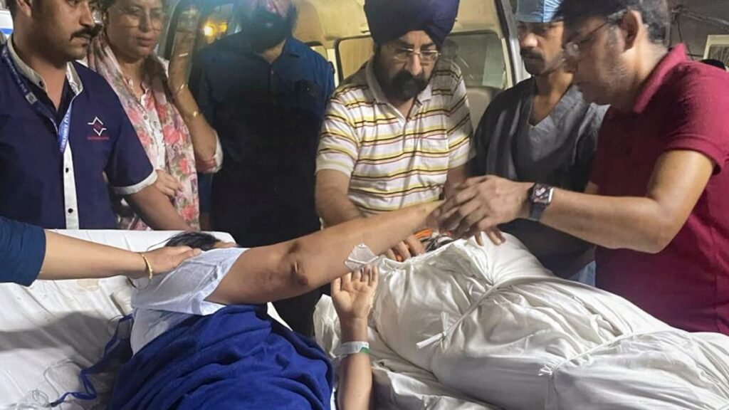 Delhi BMW accident: On stretcher, wife’s final touch to Navjot Singh’s lifeless face as family chokes back sobs