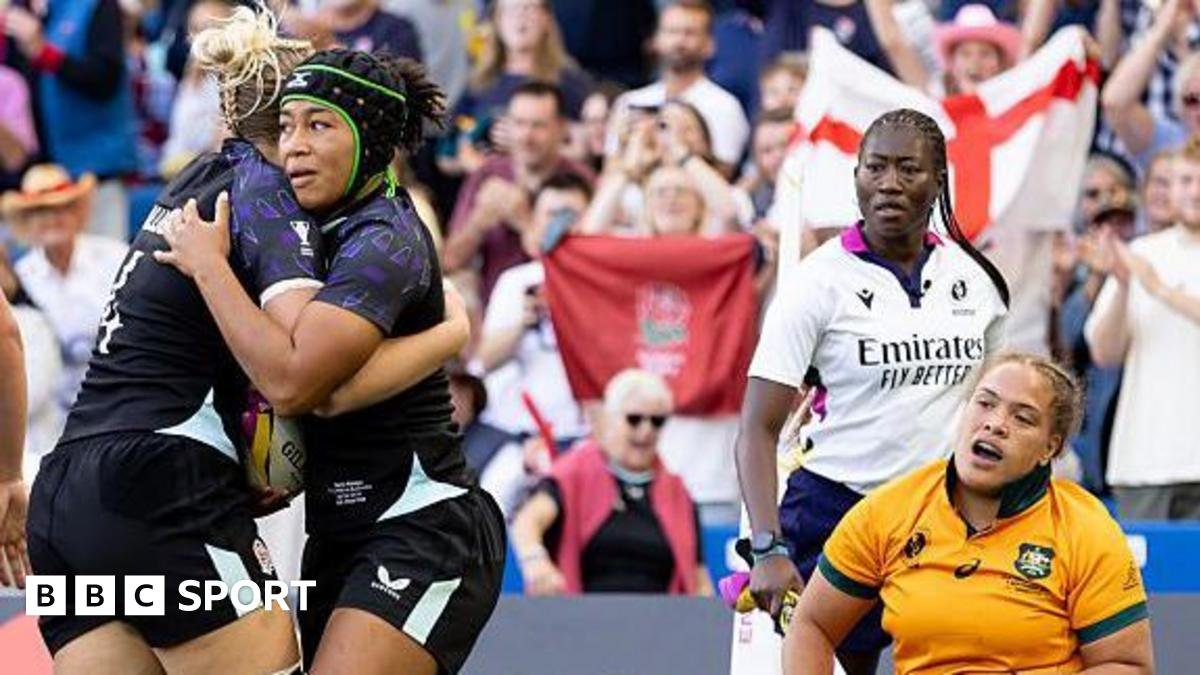 England vs Australia LIVE: Watch Women's Rugby World Cup, reaction and try-scorers as hosts set up Scotland quarter-final