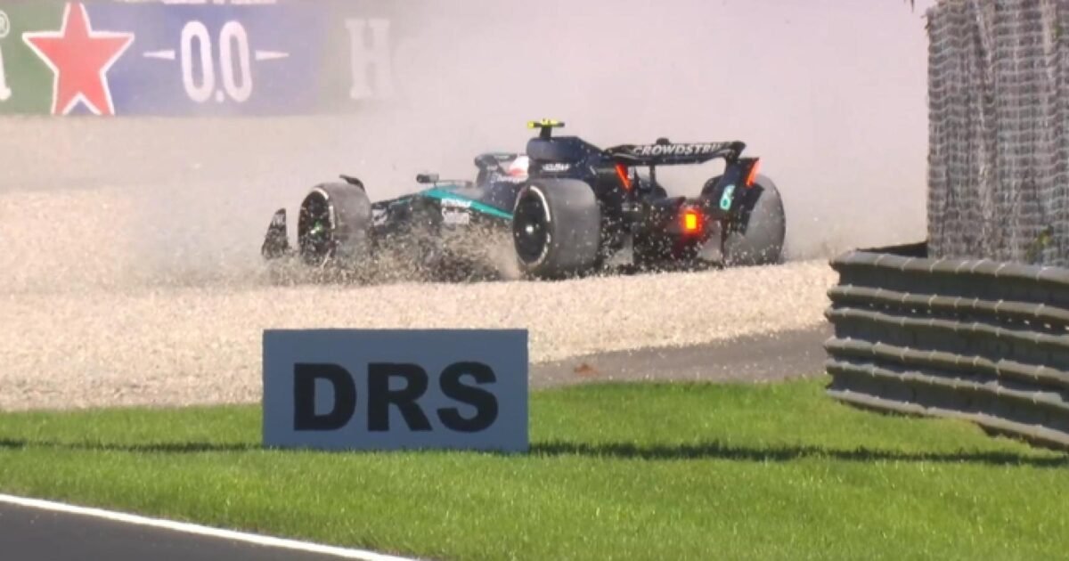 Kimi Antonelli suffers latest Monza disaster with red-flag incident