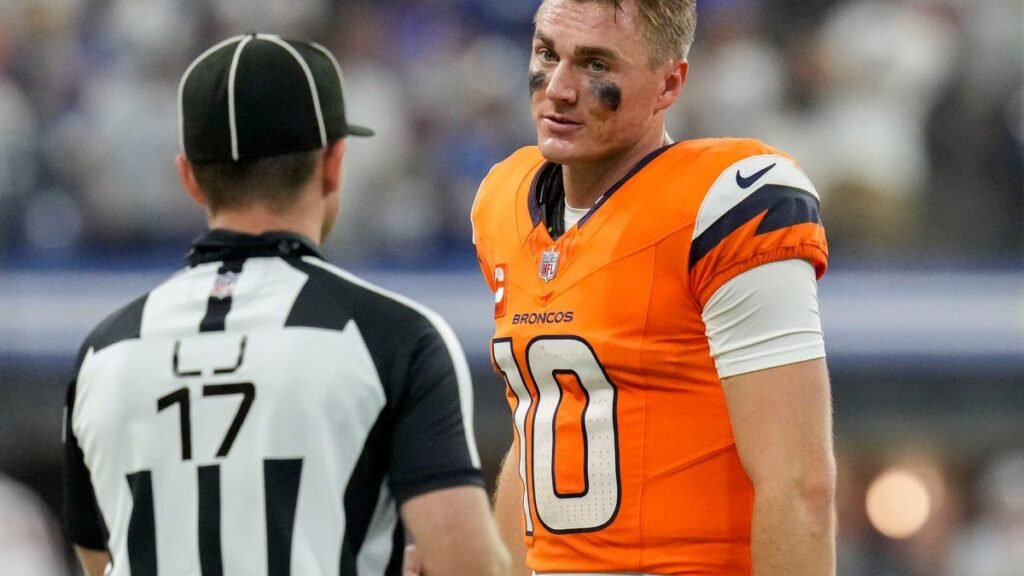 Late penalty cost Broncos game in loss to Colts