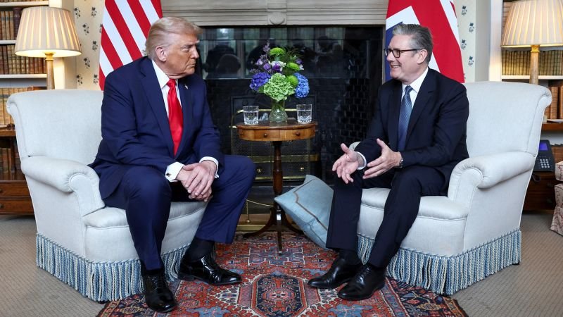 Live updates: Trump says Putin ‘let me down’ at news conference with Britain’s Starmer
