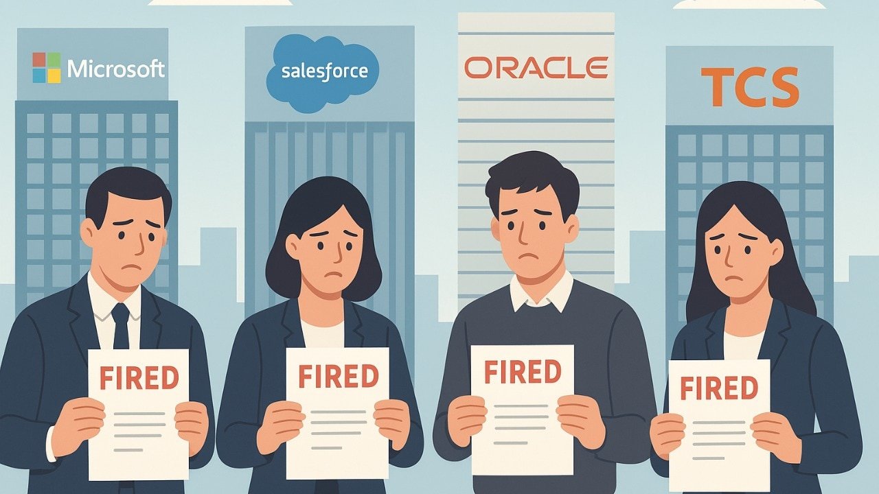 Microsoft, Salesforce, Oracle, TCS slash thousands of jobs as AI reshapes tech: Latest layoff updates