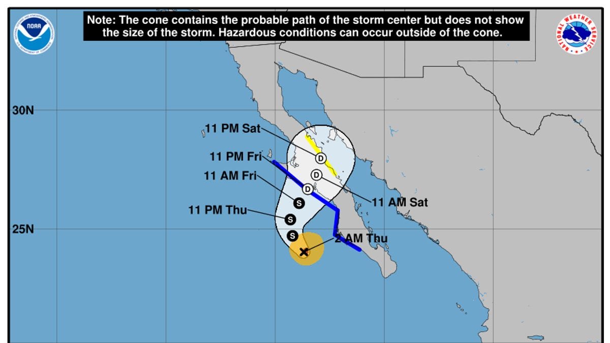 Tropical Storm Lorena path tracker, spaghetti models, latest forecast