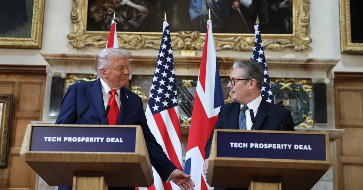 Trump, U.K.'s Keir Starmer give news conference after signing tech investment deal