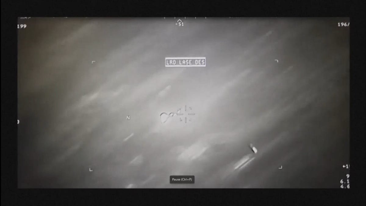 UFO hearing video shows Hellfire missile fired at mysterious orb